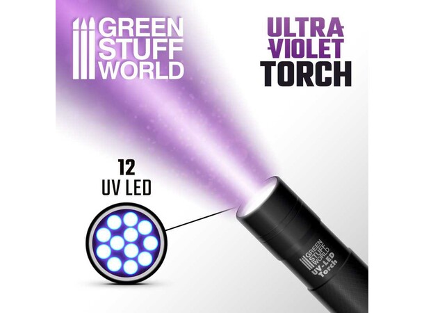 Ultraviolet Torch - UV Lommelygte Green Stuff World 