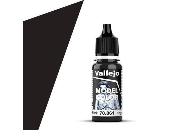 Vallejo Model Color Glossy Black Svarer til X-18 