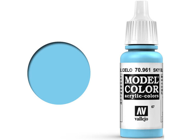 Vallejo Model Color Sky Blue 17 ml Svarer til 4650AP | X-14 