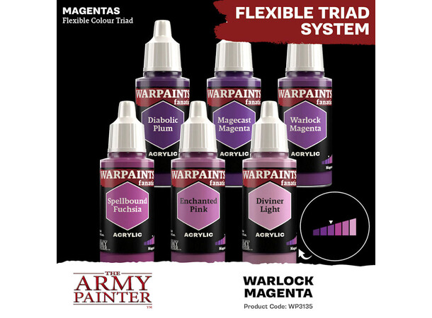 Warpaints Fanatic Warlock Magenta Army Painter 