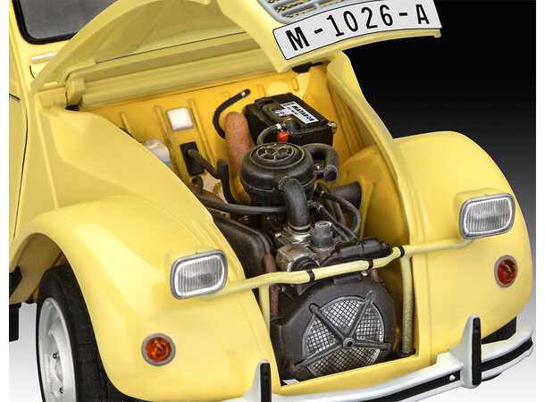 007 Citroën 2 CV Startersæt James Bond Revell 1:24 byggesæt 