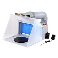 Airbrush-sprøjteboks Spray Booth Panzag HS-E420 - Indbygget ventilator