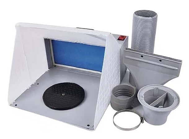 Airbrush-sprøjteboks Spray Booth Panzag HS-E420 - Indbygget ventilator 