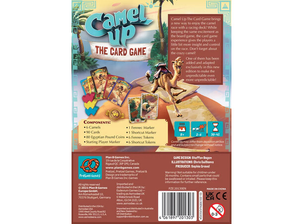 Camel Up The Card Game Kortspil 