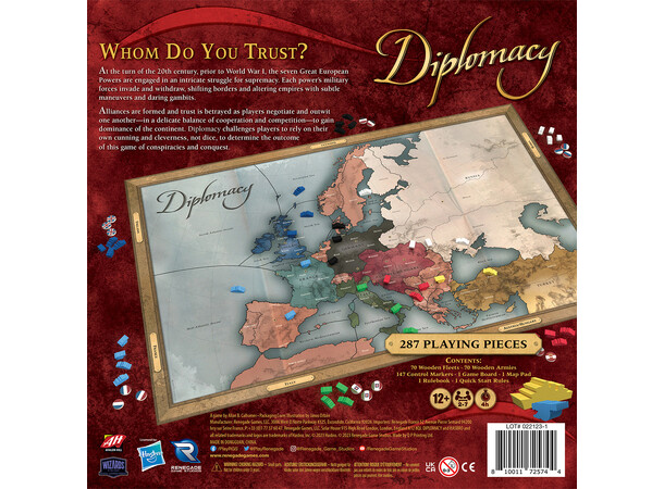 Diplomacy Brætspil 
