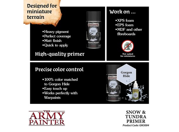 GameMaster Primer Snow & Tundra The Army Painter Terrain Primer 300 ml 