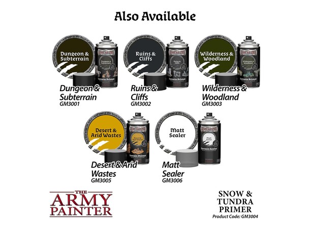 GameMaster Primer Snow & Tundra The Army Painter Terrain Primer 300 ml 