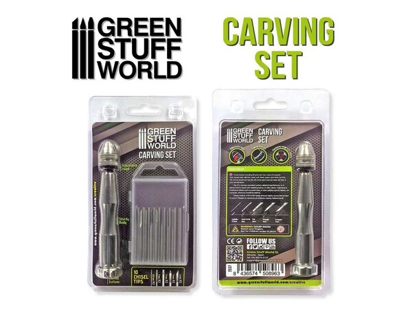 Hobby Carving Set Meiselsæt fra Green Stuff World 