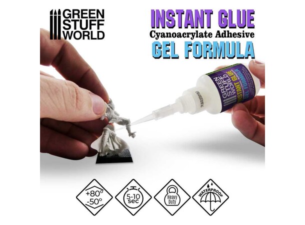 Instant Glue Gel Formula - 20g Green Stuff World Superlim 