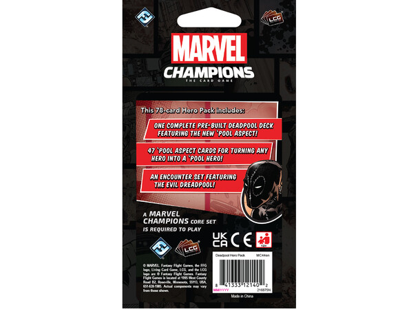 Marvel Champions TCG Deadpool Expansion Ekspansion til Marvel Champions 