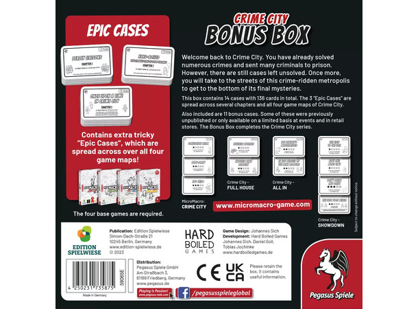 MicroMacro Crime City Bonus Box Ekspansion til MicroMacro Crime City 