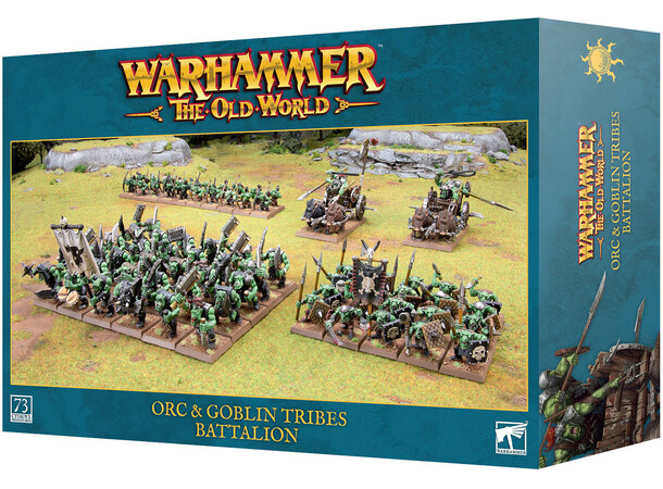Orc & Goblin Tribes Ork Battalion Warhammer The Old World 