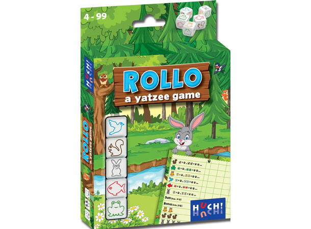 Rollo Yatzee Game Terningspil Dansk udgave 