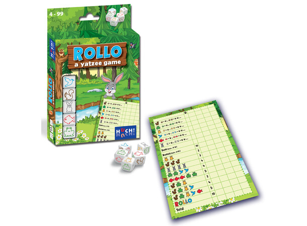 Rollo Yatzee Game Terningspil Dansk udgave 