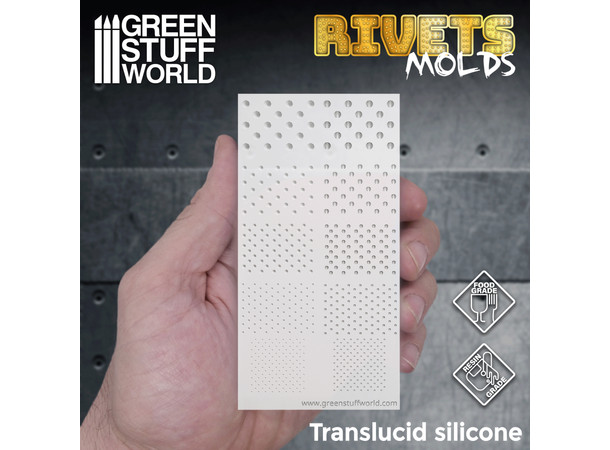Silicone Molds Rivets Green Stuff World 