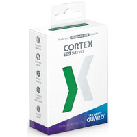 Sleeves Cortex Grøn 100 stk - 66x91 Ultimate Guard Standard Size
