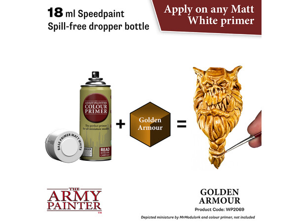 Speedpaint 2.0 Golden Armour Army Painter - 18 ml 