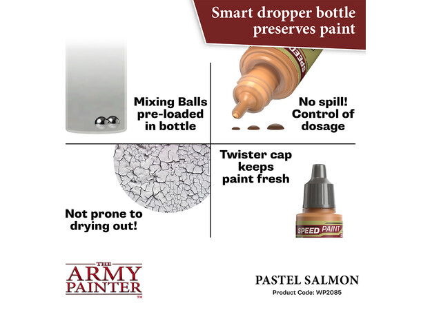 Speedpaint 2.0 Pastel Salmon Army Painter - 18 ml 