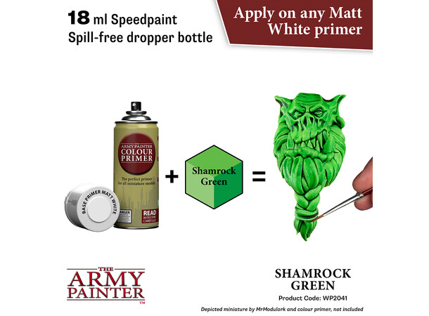 Speedpaint 2.0 Shamrock Green Army Painter - 18 ml 