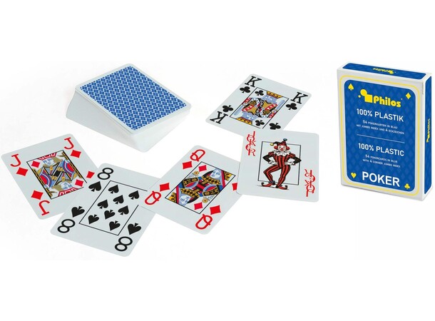 Spillekort Kortspil 100% plast 