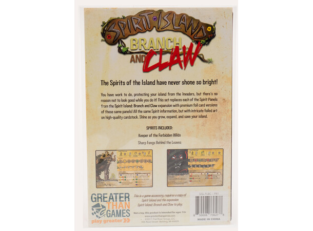 Spirit Island Foil Panels Branch & Claw 
