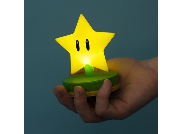Super Mario Super Star-lampe - 10 cm Icon Light 