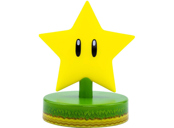 Super Mario Super Star-lampe - 10 cm Icon Light 