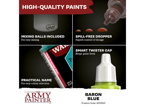 Warpaints Fanatic Baron Blue Army Painter 