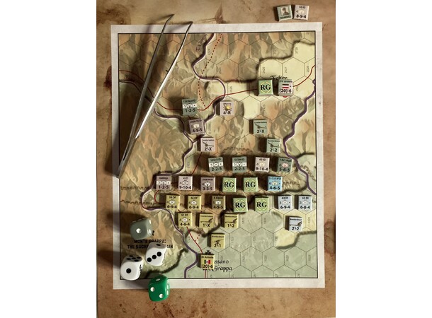 A Farewell to Arms Brætspil Italien 1917-1918 