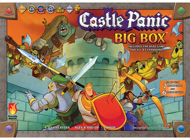 Castle Panic 2nd Ed Big Box Brætspil Second Edition 