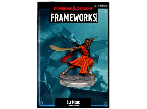 D&D Figur Frameworks Elf Monk Male 