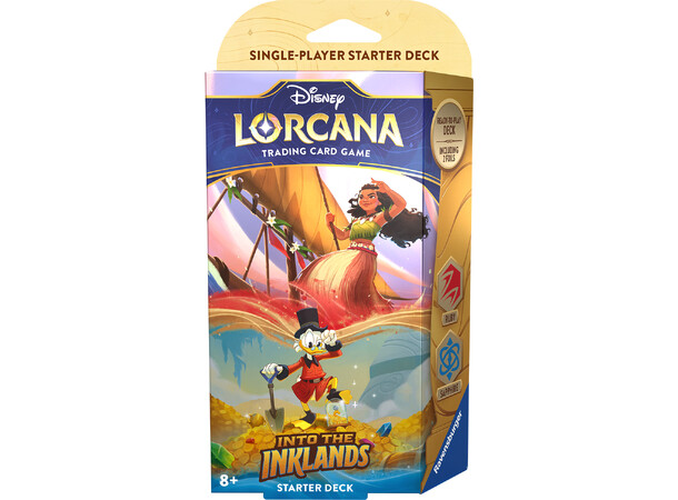 Disney Lorcana Inklands Startdeck A Into the Inklands - Ruby & Sapphire 