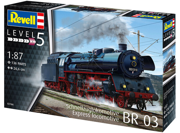 Express-lokomotiv BR 03 Revell 1:87 byggesæt 