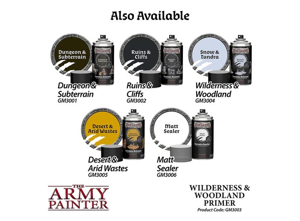 GameMaster Primer Wilderness & Woodland The Army Painter Terrain Primer 300 ml 