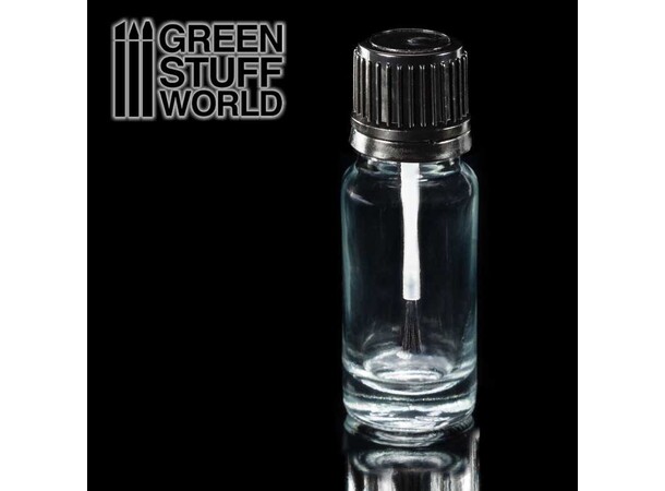 Glasflaske med pensel Green Stuff World 