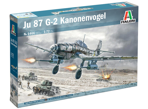 Ju 87 G-2 Kanonenvogel Italeri 1:72 byggesæt 