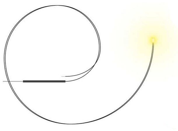 LED Light Warm White - 1mm (10 stk) Green Stuff World 