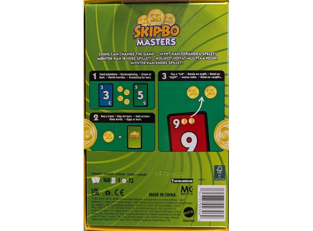 Skip-Bo Masters Kortspil 