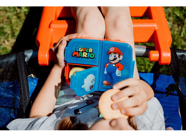 Super Mario madkasse med 3 rum 