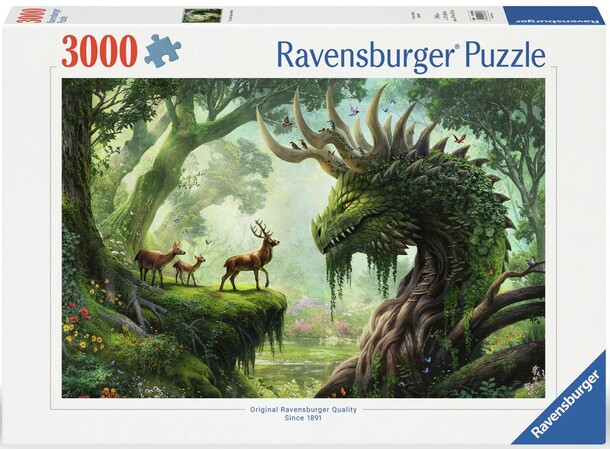The Forest Dragon Awakes 3000 brikker Puslespil - Ravensburger Puzzle 