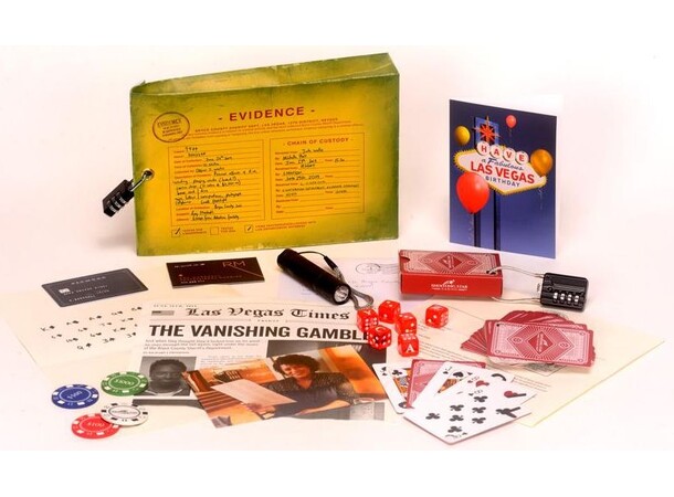 The Vanishing Gambler Brætspil The Mystery Agency 