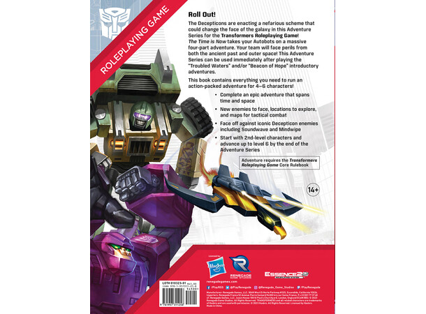 Transformers RPG The Time is Now 