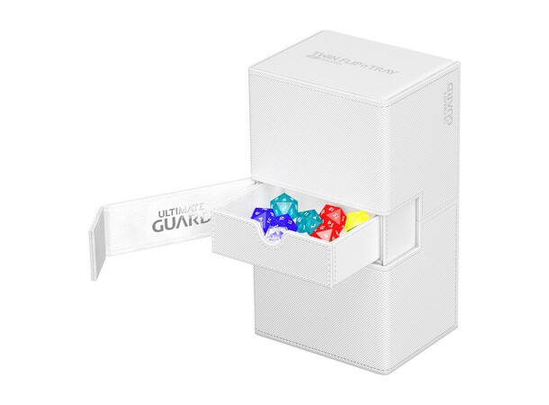 Twin Flip N Tray 200+ Hvid Ultimate Guard - Monocolor 