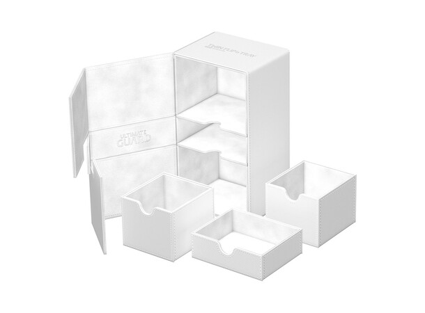 Twin Flip N Tray 200+ Hvid Ultimate Guard - Monocolor 