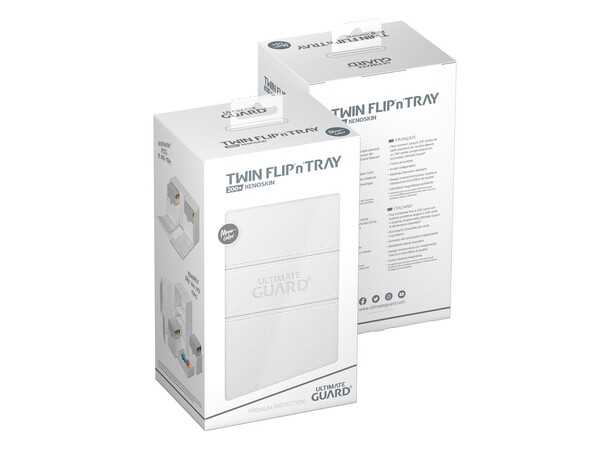 Twin Flip N Tray 200+ Hvid Ultimate Guard - Monocolor 