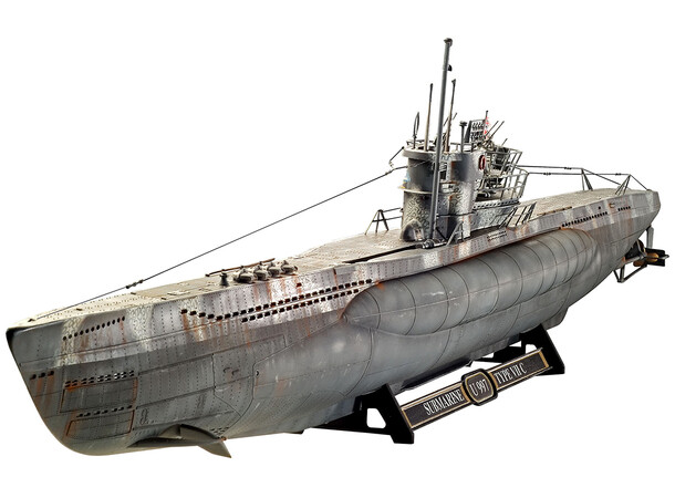Tysk ubåd Type VII C/41 Platinum Revell 1:72 byggesæt 