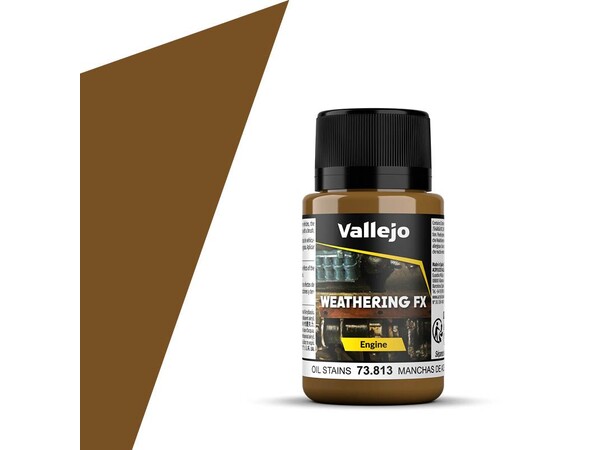 Vallejo Engine Oil Stains - 40 ml Weathering Effects - Acrylic 