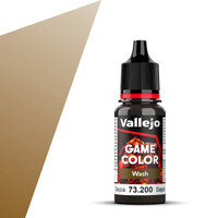 Vallejo Game Color Sepia Wash 18 ml - Wash