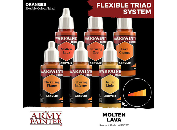 Warpaints Fanatic Molten Lava Army Painter 