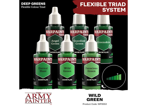 Warpaints Fanatic Wild Green Army Painter 